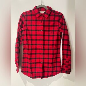 Filson Classic Red and Black Checkered Shirt